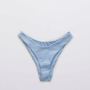 aerie periwinkle blue bikini bottom high cut